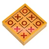 Unique Gift Classic Wooden Tic Tac Toe XOXO Best Strategy Board Games for Adults And Kids Juegos De Mesa Familiares Divertidos 2