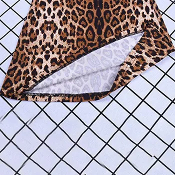 High Look Women Women Leopard Animal Print Waist Leopard Pants Long Pants Pants Casual Pants For Women 3