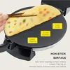 Household 1500W Electric Roti Maker Uniform Heating Non-Stick Adjustable Firepower Tortilla Quesadilla Baking Crepe Pan Maker 4