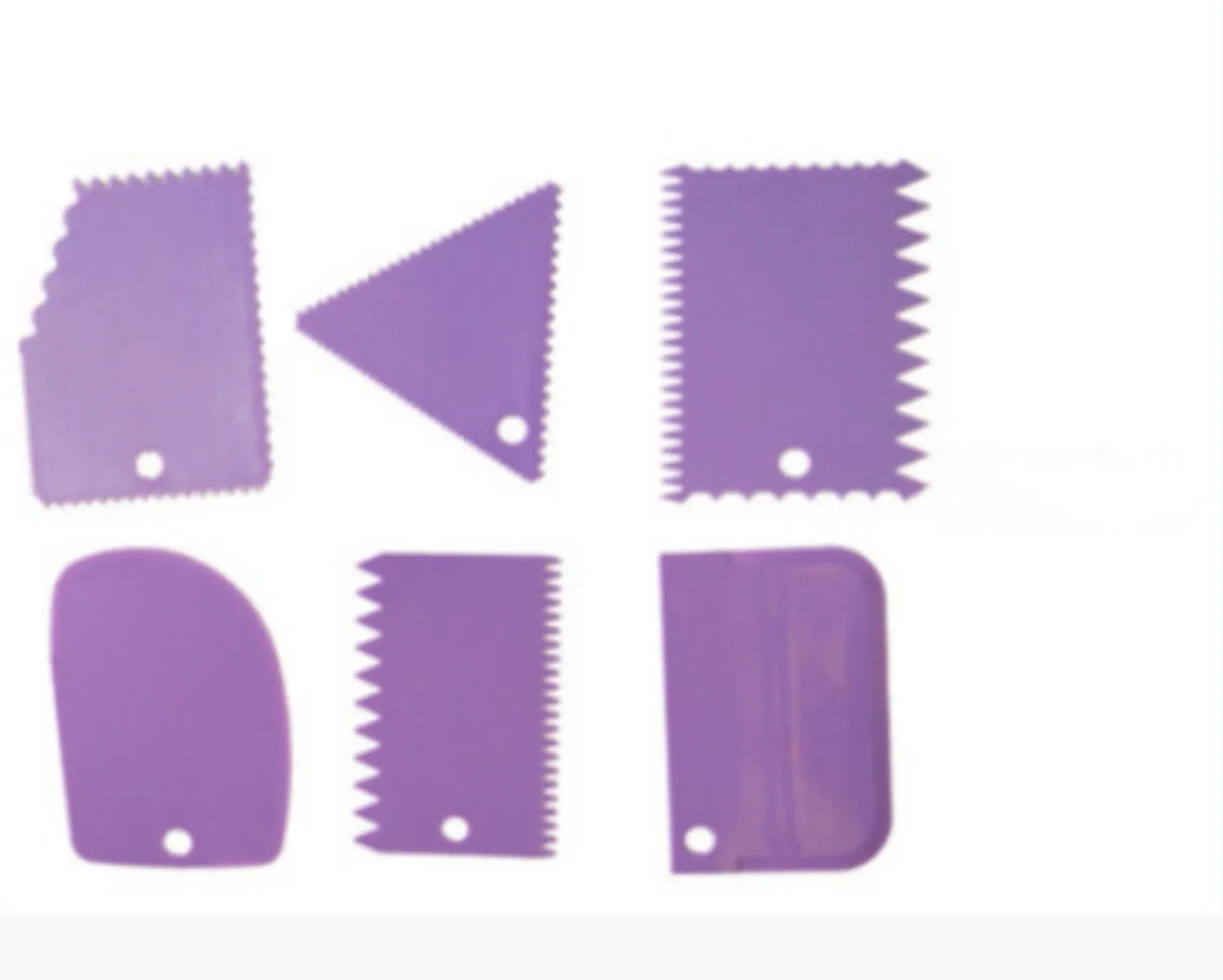 

6 шт., пластиковый скребок для работы с гончарной глиной