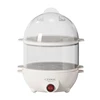 Multifunctional Egg Boiler 2 Layers Mini Electric Egg Cooker Egg Steamer Kitchen Steamed Breakfast Automatic Power Off Cooker 6