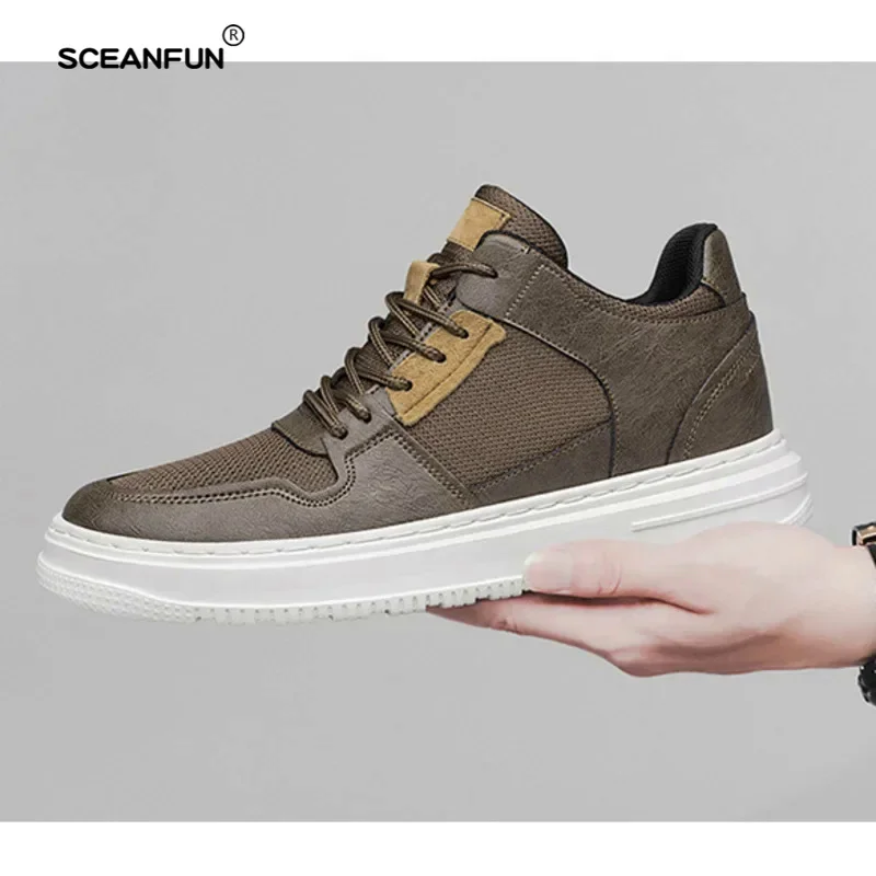 Summer Mesh Men Sneakers Elevator Shoes Chunky Increase Insole 6CM 8CM Breathable Sports Casual Height Shoes For Man 46 2