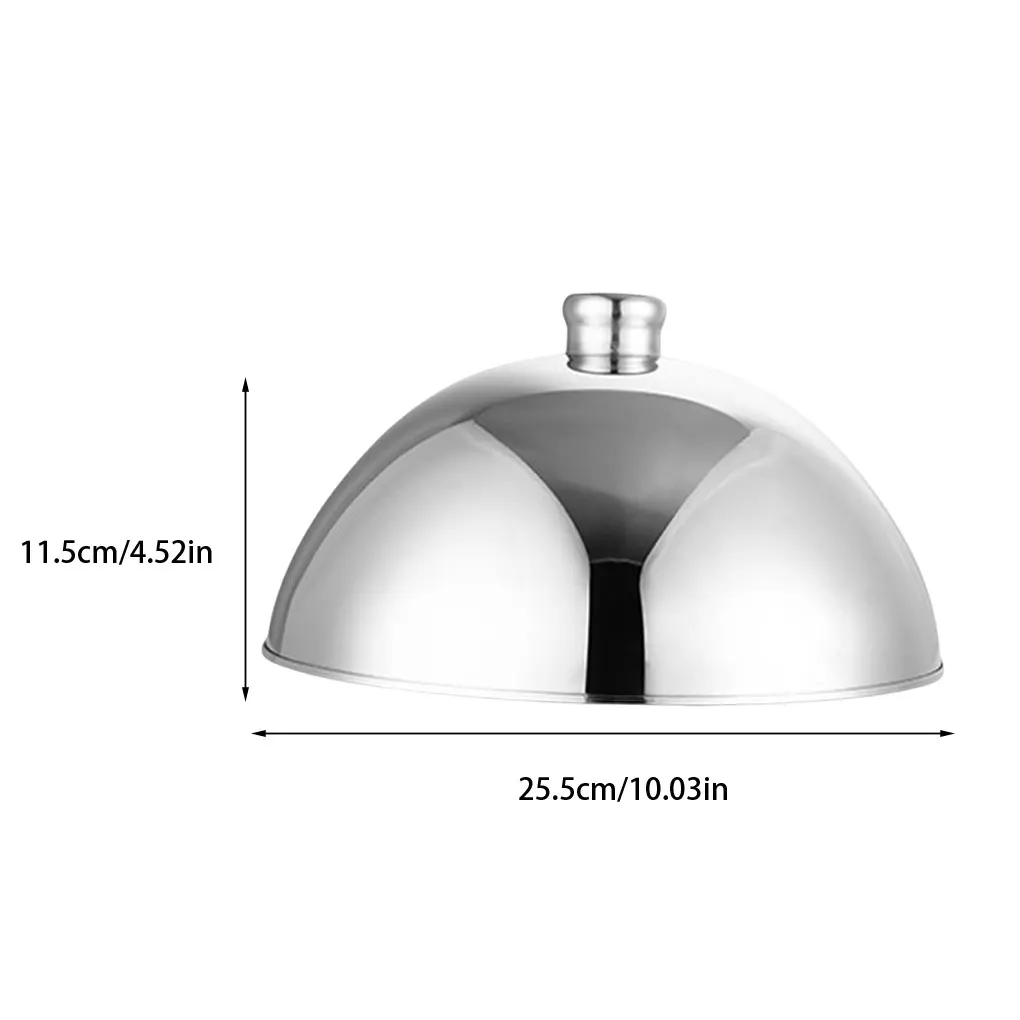 1pc Stainless Steel Restaurant Cloche Serving Dish Food - Temu