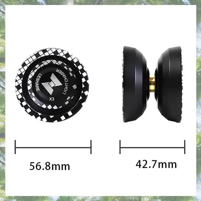 T84C-2X Unresponsive LIGHT CHASER X3 Competitive Yo-Yo,Alloy Yoyo For Beginners,And Practise Tricks With Glove And Strings 6