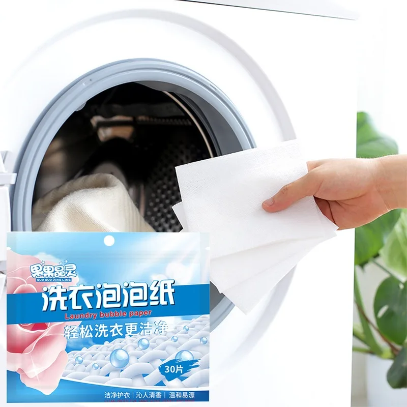 Paper Washing Powder Laundry Soap Underwear Laundry Tablets Concentrated