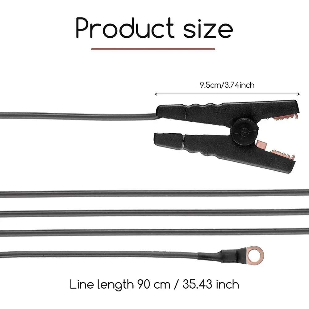 Lot De 2 Lignes De Clu00f4ture U00e9lectrique Avec Pinces Crocodiles