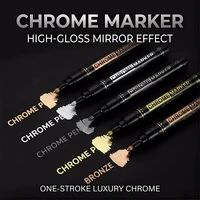 1/5 Pcs Chrome Marker Set Quick Dry Model DIY Paint DIY Art Projects Metal Ceramic Color Correction Calligraphy Home Office Tool 6