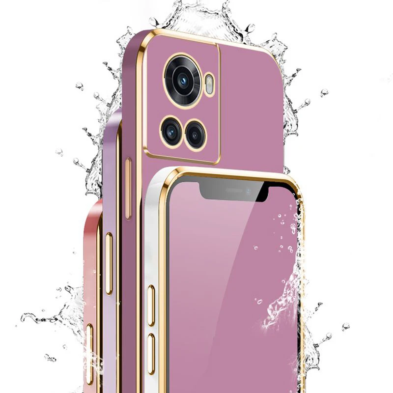 Luxury Square Plating Shockproof Back Cover