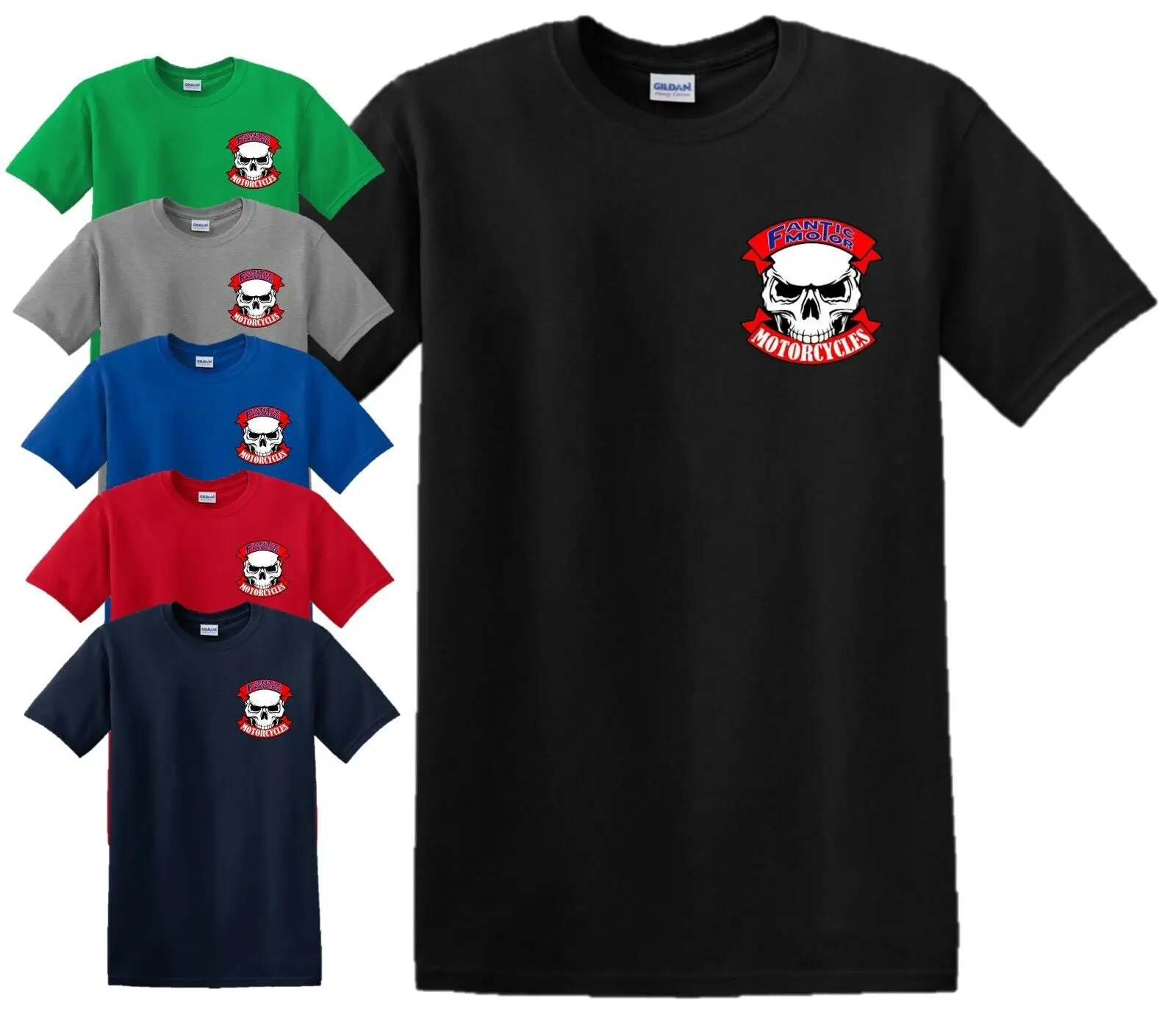 Fantic Motor T-Shirt Biker Motorcycle Classic Retro Mens Kids Birthday Gift Top