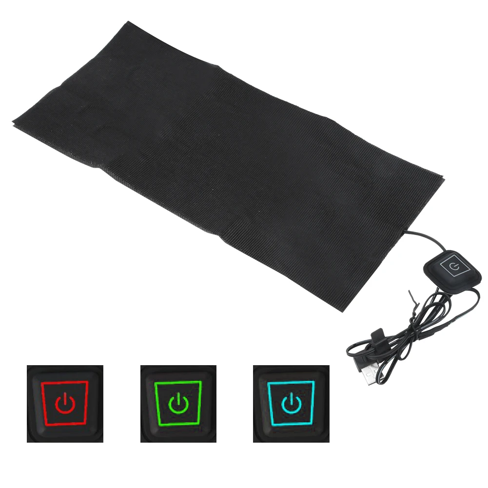 USB Warm Pads Fast Heating Carbon Fiber Heating Pad Winter Outdoor Warmer Pad For Cloth Vest Jacket heated jacket heated gloves pad