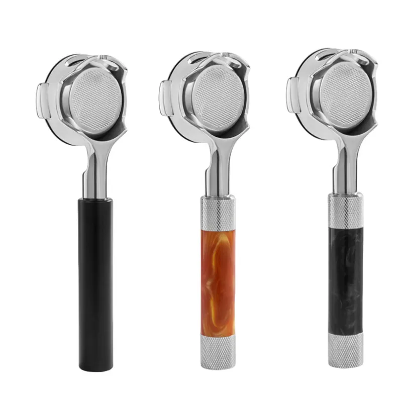 스테인레스 스틸 E61 그룹 헤드 EXPOBAR/ROCKET E61 에스프레소 머신 용 필터 바구니가있는 58MM 바닥없는..