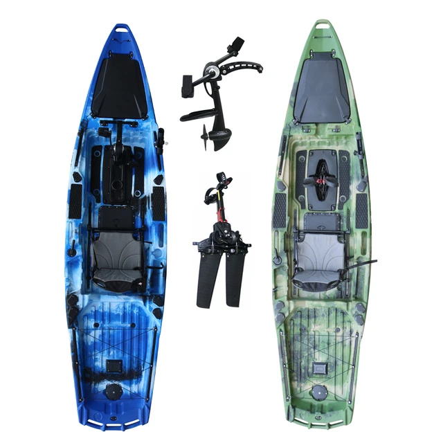 Fishing Canoe Boat Pedal Kayaks With Rudder System - AliExpress