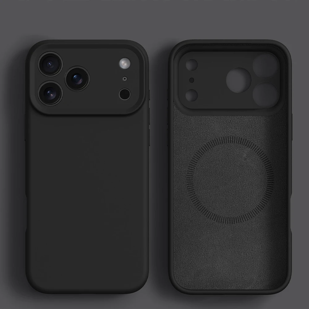 Luxury Liquid Silicone Magnetic Phone Case with MagSafe