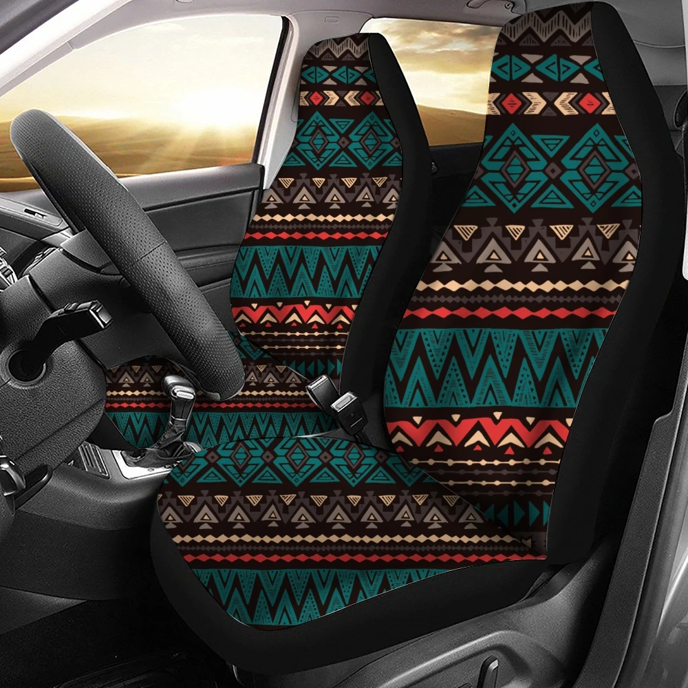 

aztec pattern Chinese Dragon Background Car Seat Covers, Multiple Color Options or Customization