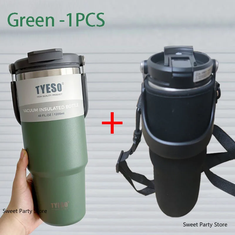 Green With Cup Bag