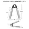 Aluminum Hand Grip Gym Fitness Finger Exerciser Arm Strength Trainer Muscle Recovery Rehabilitation Developer Gripper 6