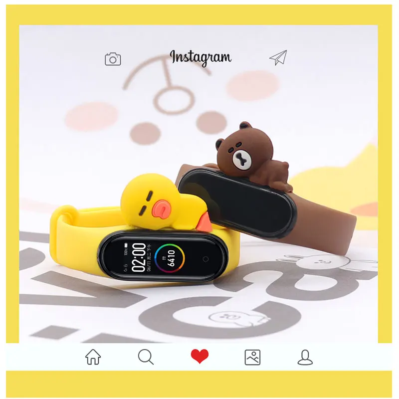 Colorful Cartoon Silicone Strap – Fun Wristband Replacement