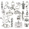 20Pcs/Lot Medical Doctor Nurse Hat Medicine Syringe Stethoscope Charms Ambulance Hospital Pendant For Diy Jewelry Making Bulk 4