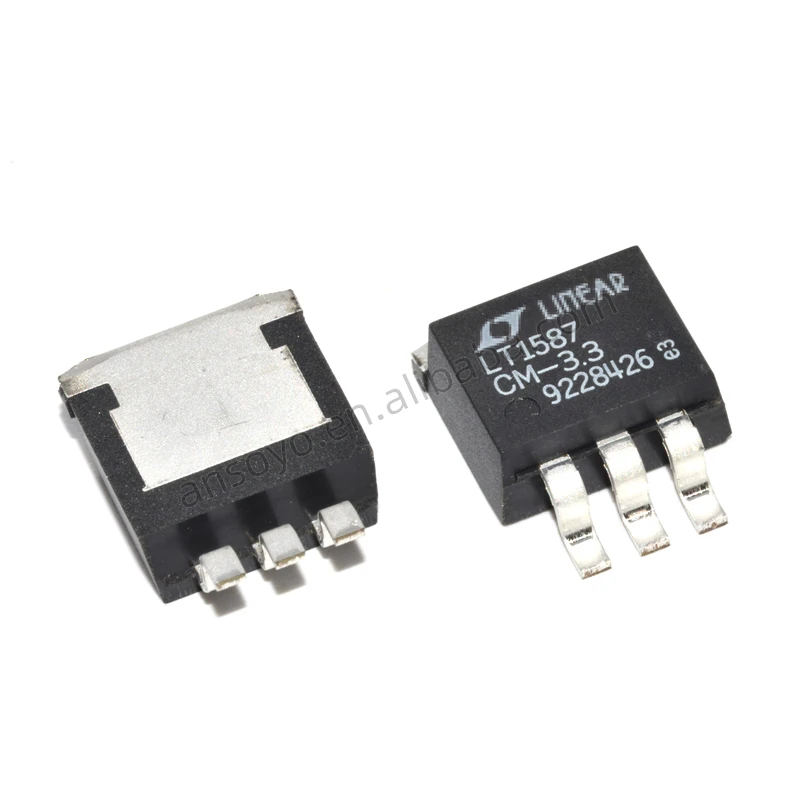 

2 шт. LT1587CM-3.3 # PBF LT1587 LDO Регулятор Pos 3,3 V 3A TO-263-3