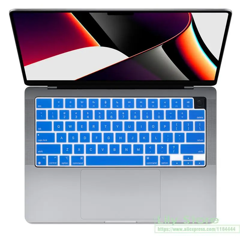 Cover Per Tastiera Pelle Impermeabile In Silicone Per Macbook Pro 16 A2485 Apple M1 Pro M1 2021 Macbook Pro 14 A2442 E Max Layout Usa