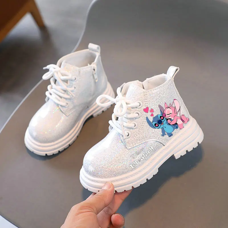 Children Boots Winter velvet Ankle Anime Cartoon Girl Flat Bottom Warm Toddler Boys Casual Shoes