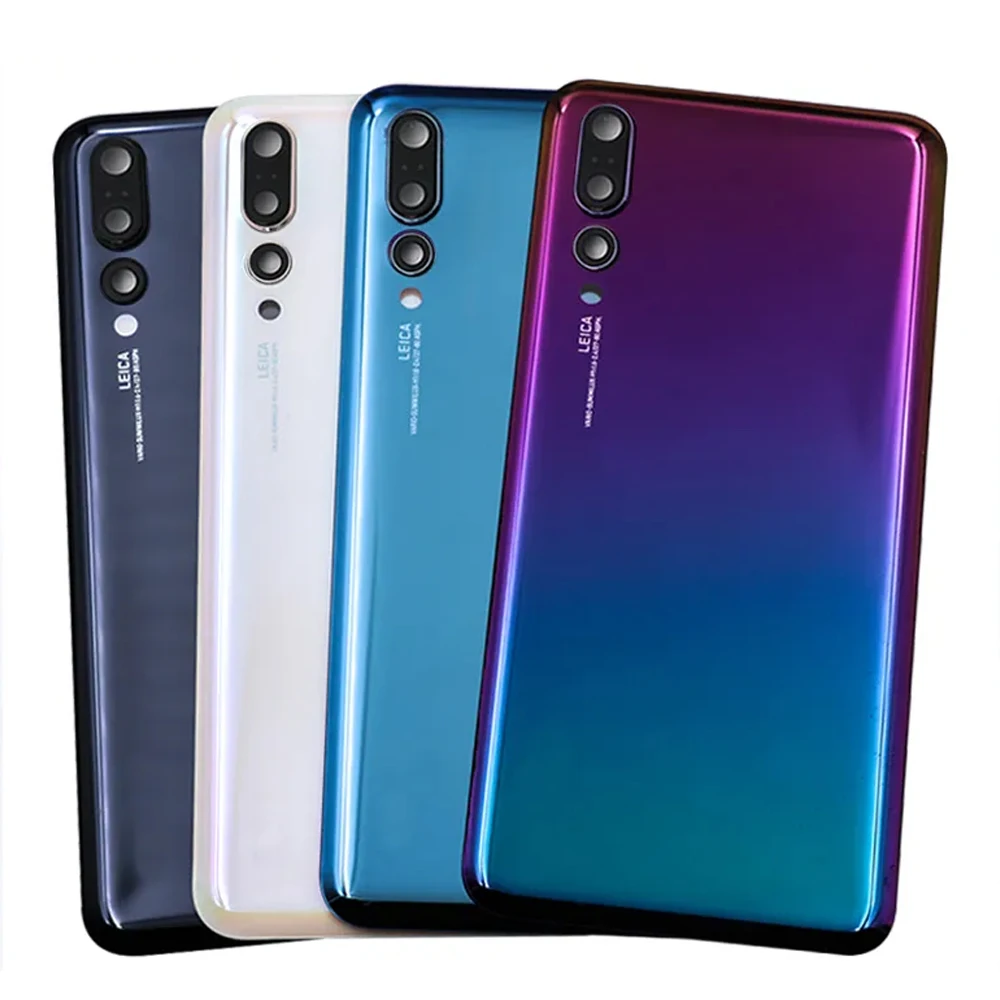 

Новинка для Huawei P20 Pro P20Pro задняя крышка батарейного отсека 3D стеклянная панель P20 Pro корпус батарейного отсека с заменой объектива камеры