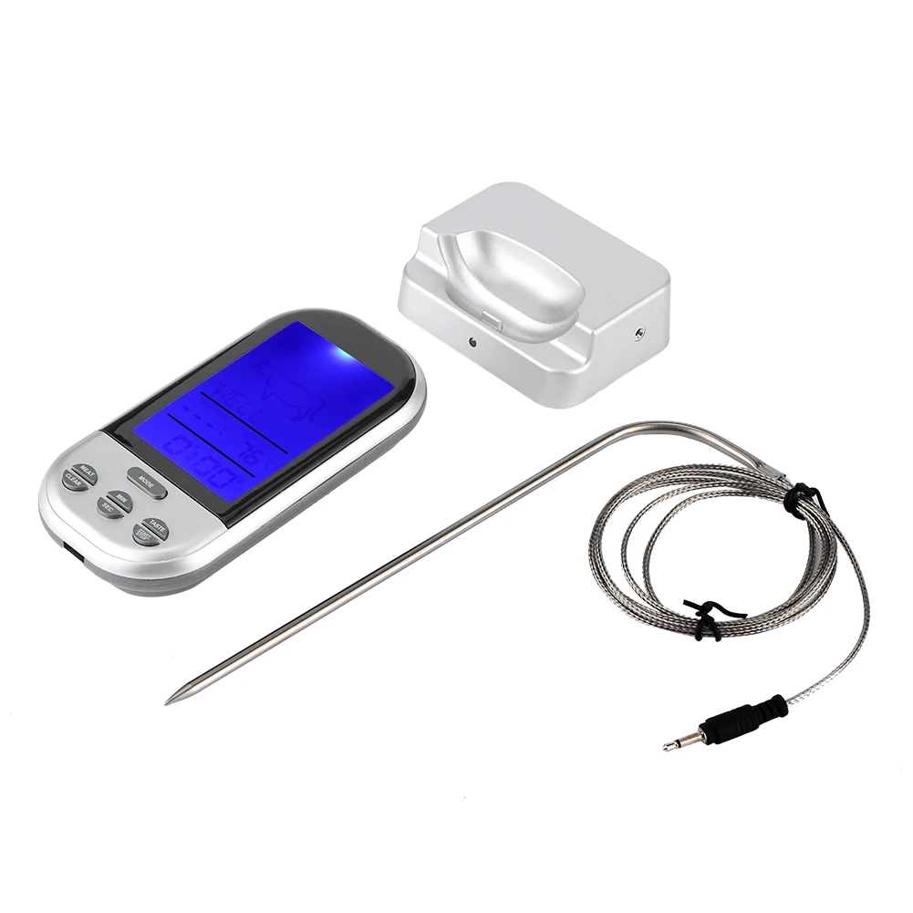Oven Thermometer Intelligent Multi‑purpose Wireless Probe Instant Read Food Thermometer Deep Fry Roast Turkey for Barbecue Oil 6
