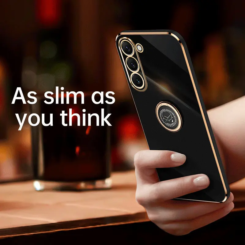 

6D Plating Case For Samsung Galaxy S24 Ultra Silicone TPU Soft Back Cover Shockproof Phone Case for Samsung Galaxy S24Ultra 5G