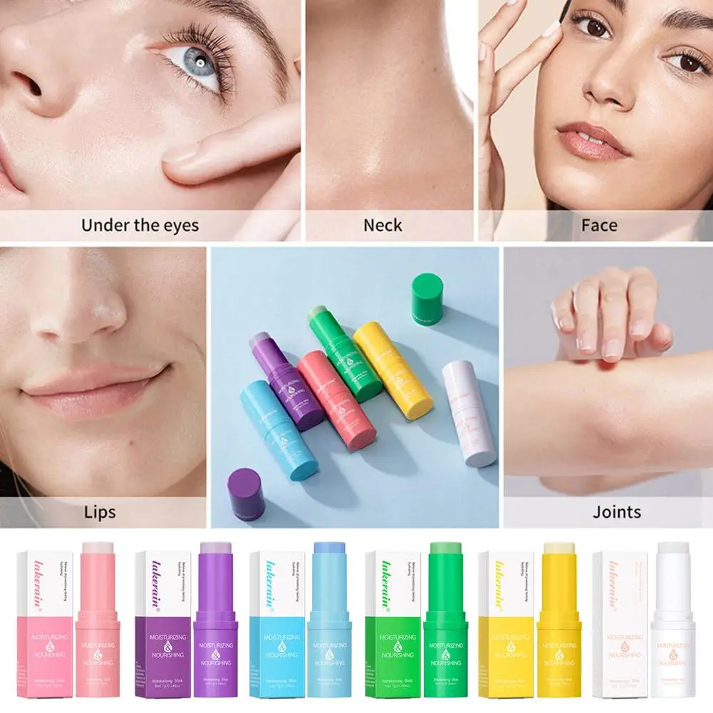 

Korean Multifunctional Makeup Stick Wrinkle Bounce Care Brighten Skin Tone Balm Moisturizing Stick Anti-Wrinkle Multi Balm O4Q9