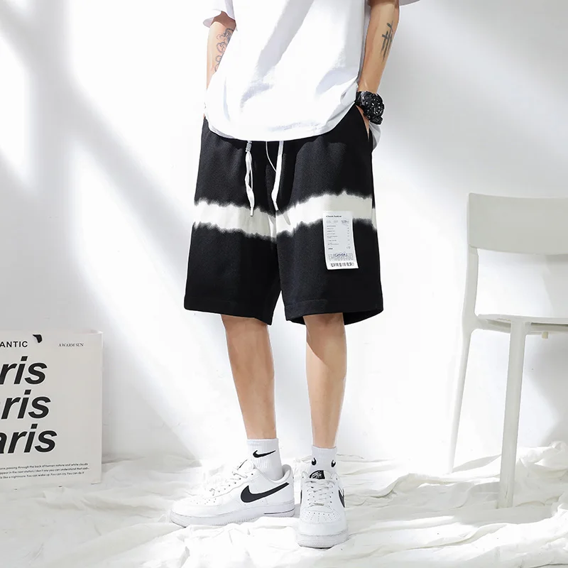 

Men's Shorts 2023 Fashion Harajuku Basketball Shorts Elastic Waist Wide Leg Pants Pants Beach Streetwear Pants Summer Casual Men