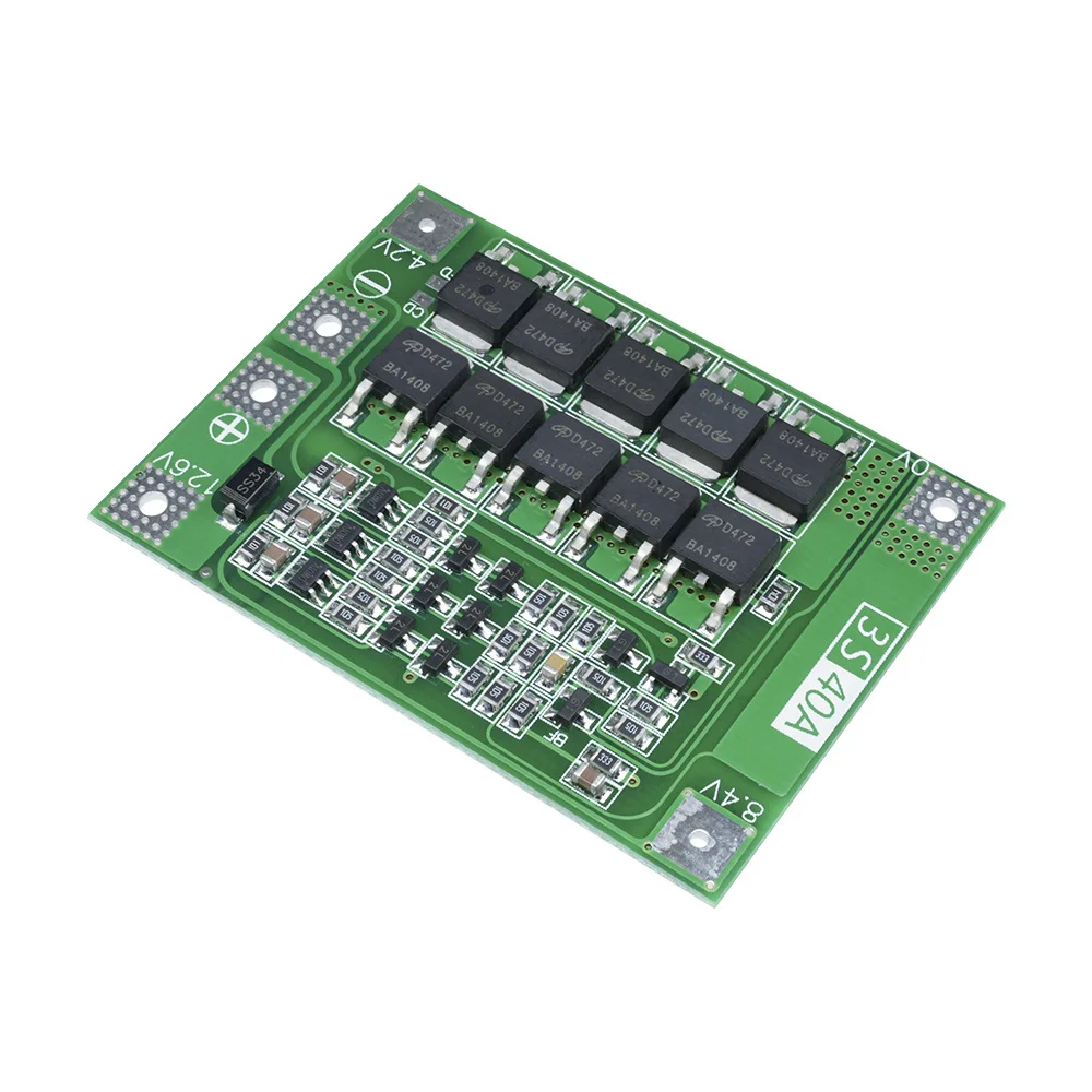 BMS 3S 12V 40A Balancer 18650 Lithium Battery Protection Board 3S BMS Li-ion Charger Charging with Balance