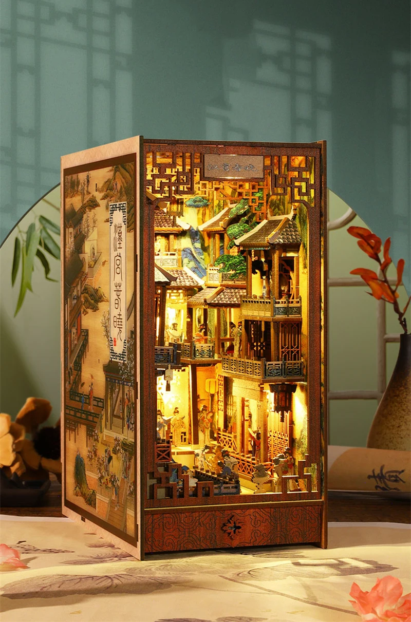 Chinese Ancient Town SL08 DIY Book Nook