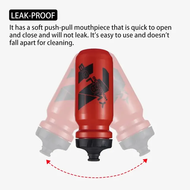 Bicycle Water Bottle PP5 Lightweight Squeeze Running Cycling Kettle BPA-Free Leak-Proof 610ML Mountain Road Bike Bottle 4