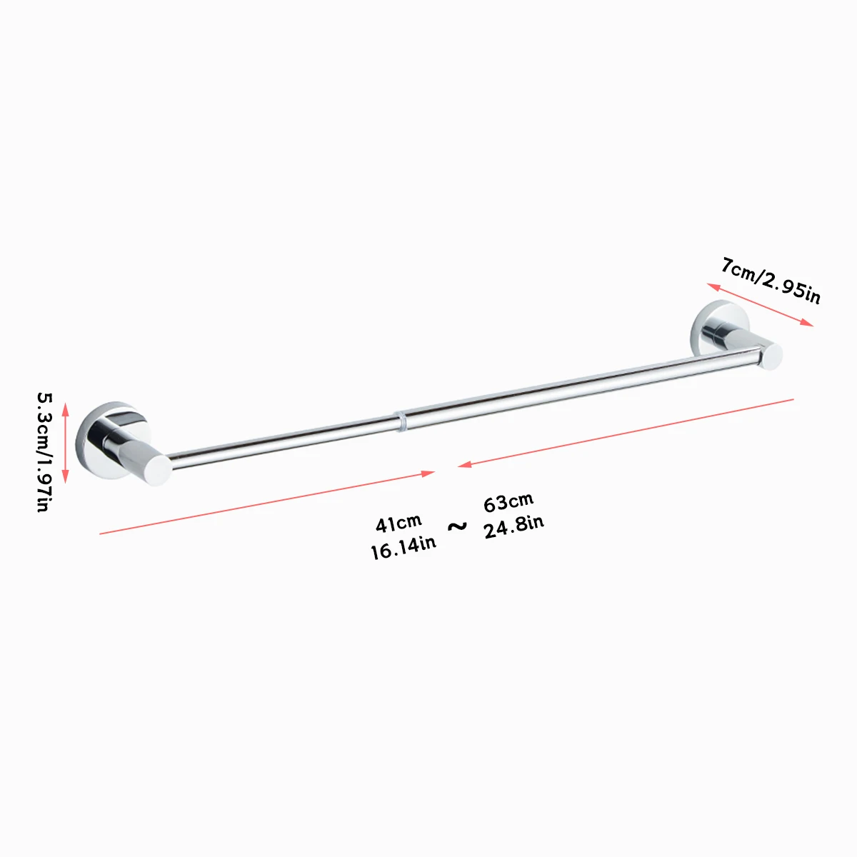 מתקן מגבות מתקפל מפלדת אל-חלד למטבח ולחדר האמבטיה, מתקן מגבות לחדר האמבטיה