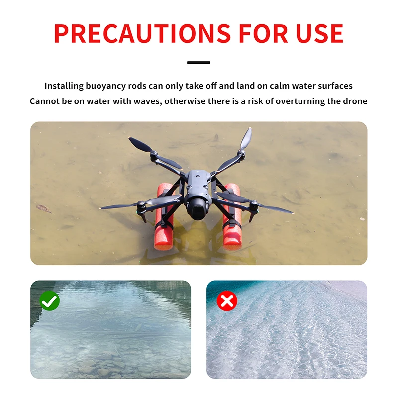 Kit flotteur atterrissage eau pour DJI Mavic 4 Pro