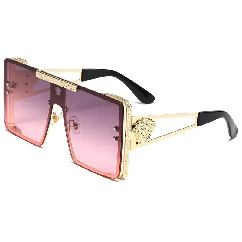 

New Modern Personality Square Big Cool Sunglasses Fashion Men Women Retro Luxury Design Sun Glasses UV400 gafas de sol hombre