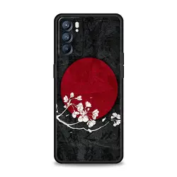 Japanese Flag Design Phone Case Cover for OPPO A80 (A1)