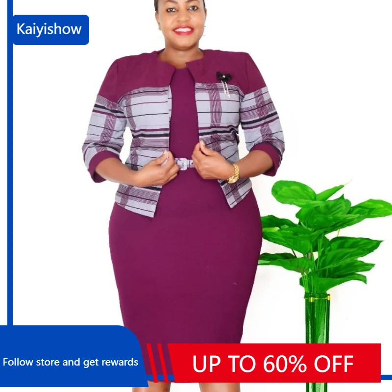 

2XL-5XL Plus Size Clothing African Dresses For Women 2023 Christmas Two 2 Piece Dress Sets Print Robe Femme Party Africa Outfits