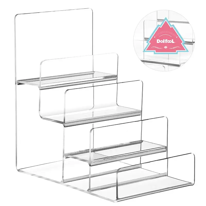 Acrylic Storage Rack Purse Display Shelf Display Case Clear Acrylic Display Rack Collection Storage Rack Acrylic Display Stand