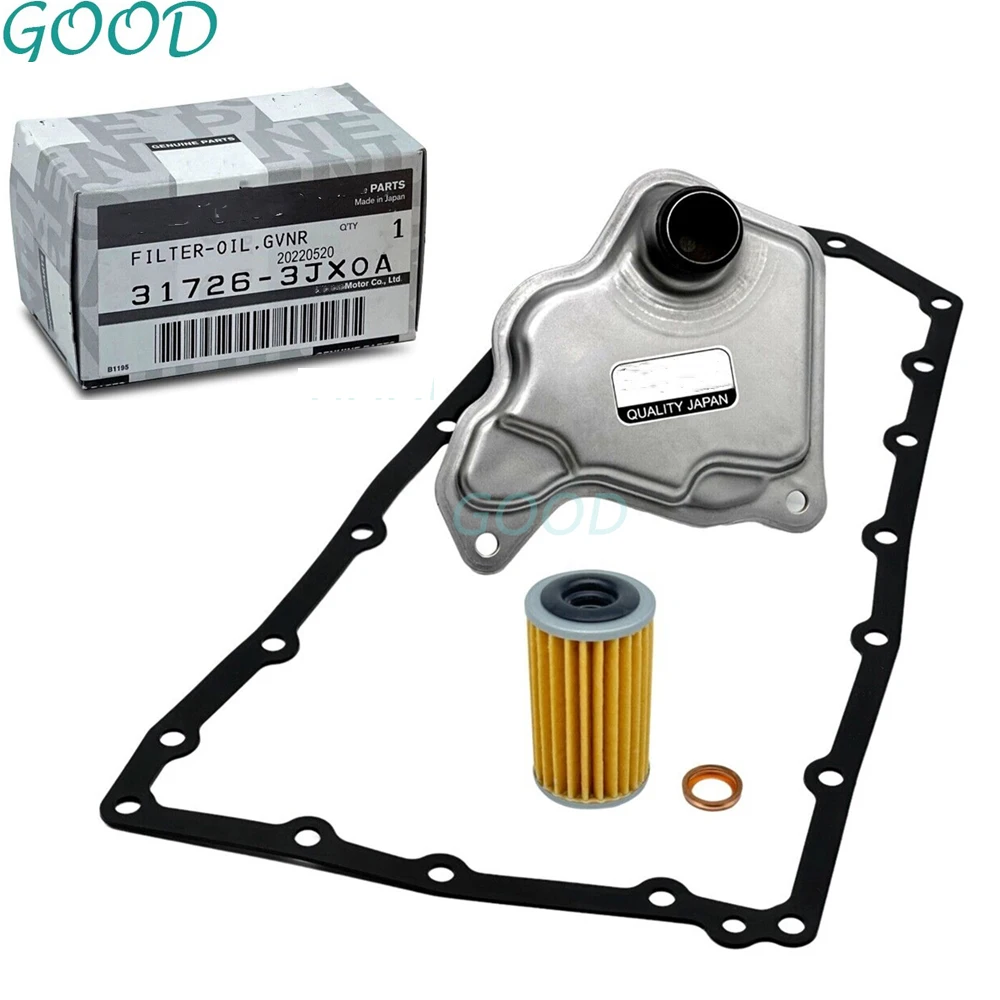 RE0F10D JF017E Transmission Oil Filter + GASKET 31726-28X0A 31728-29X0D For-Nissann