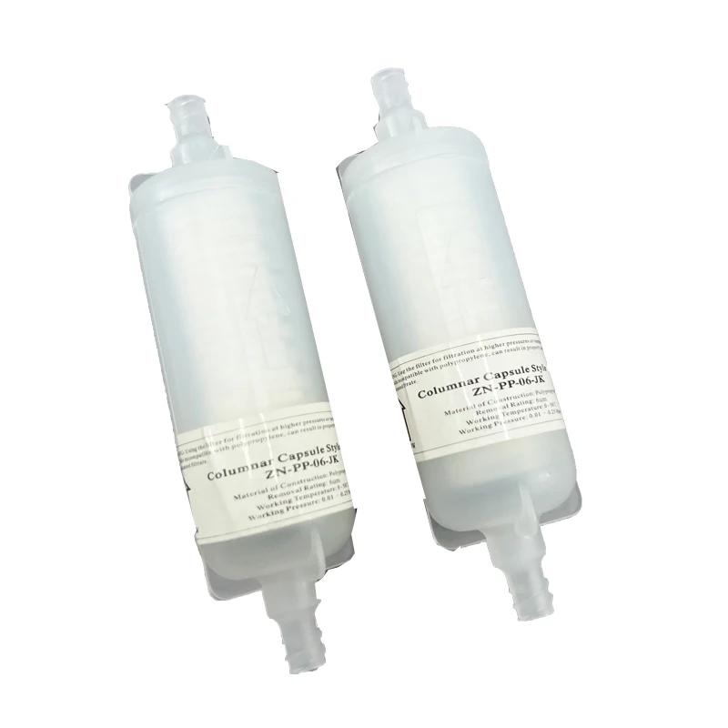 

Original LETOP Eco Solvent Printer Spare Parts 5 Pieces FY White Plastic Long Ink Filter