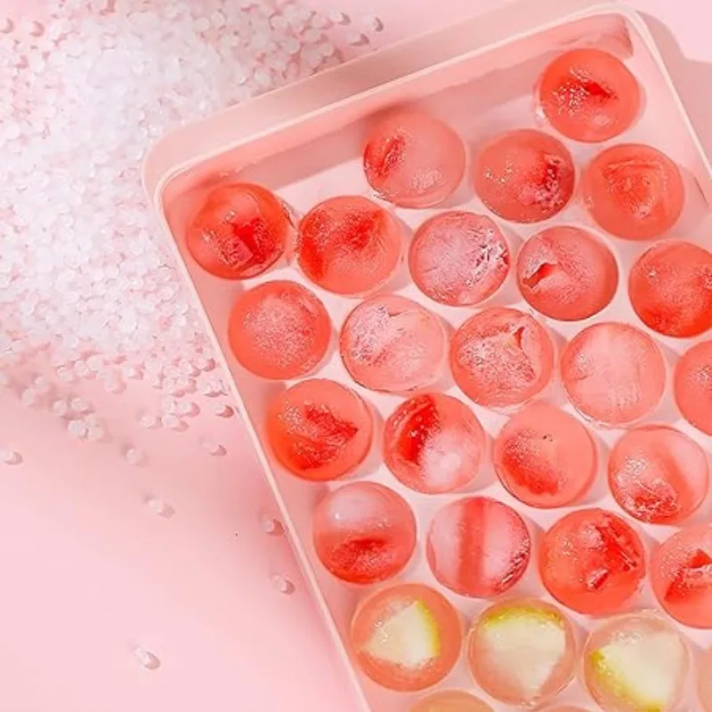 

Create Perfect Mini Circle Ice Cubes with Our Easy Release Ice Cube Tray - Ice Box Included Iced Whiskey