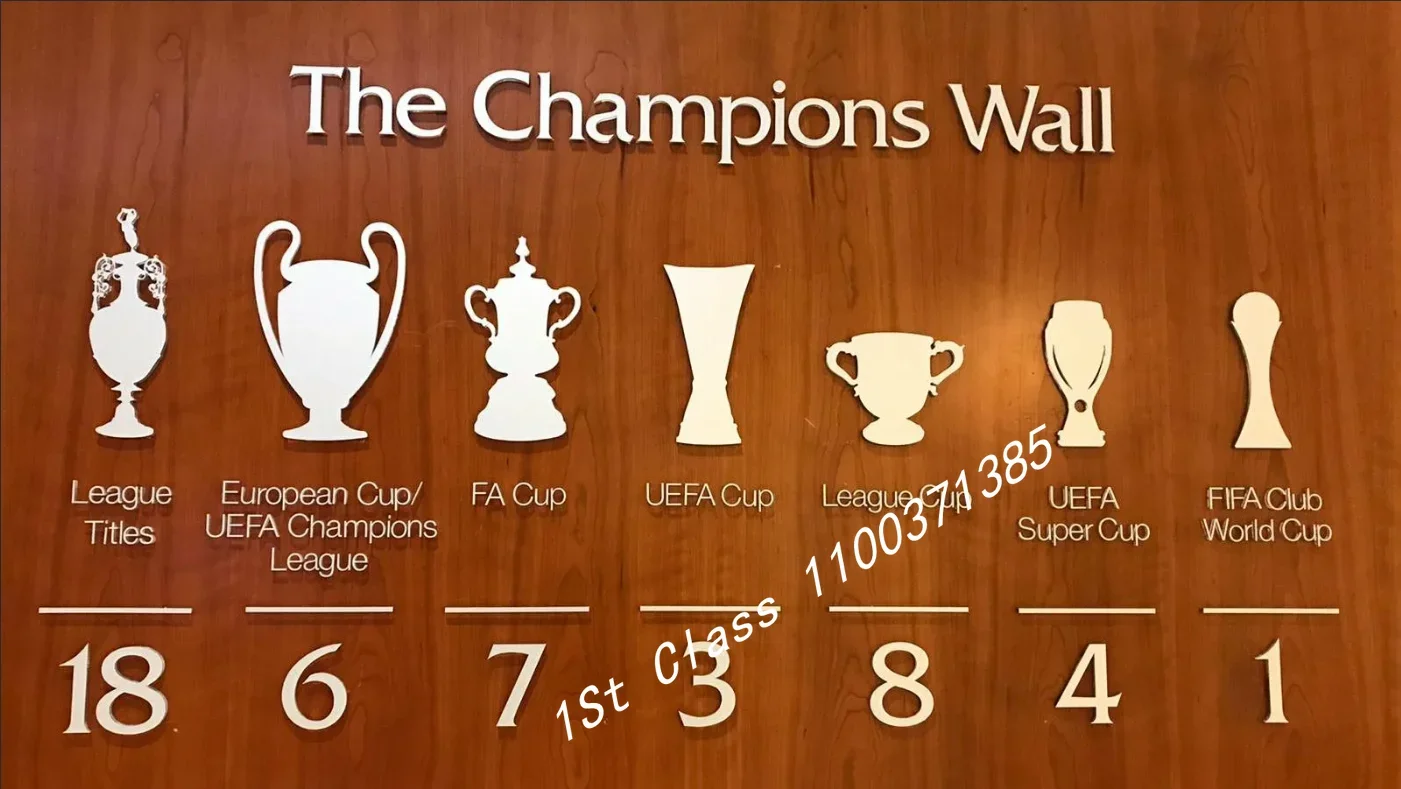The Champions Wall Liverpooll Football Club Wall Art Poster Metal Tin Sign Wall Decor Sign
