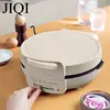 JIQI Household Double Side Heating Baking Pan Electric Skillet Frying Pan Crepe Pancake Maker Automatic Pizza Machine BBQ Tool 2