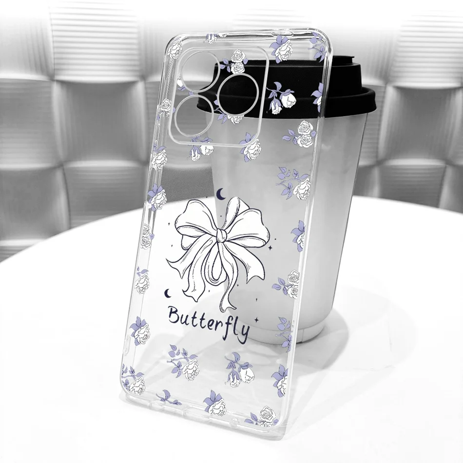 Enhanced Product Title: Sleek Transparent TPU Soft Silicone Phone Case