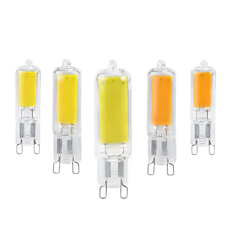 

Upgrade Super bright G9 LED bulb 7W 9W 12W15W 220V constant power Glass lamp G9 G4 COB bulb