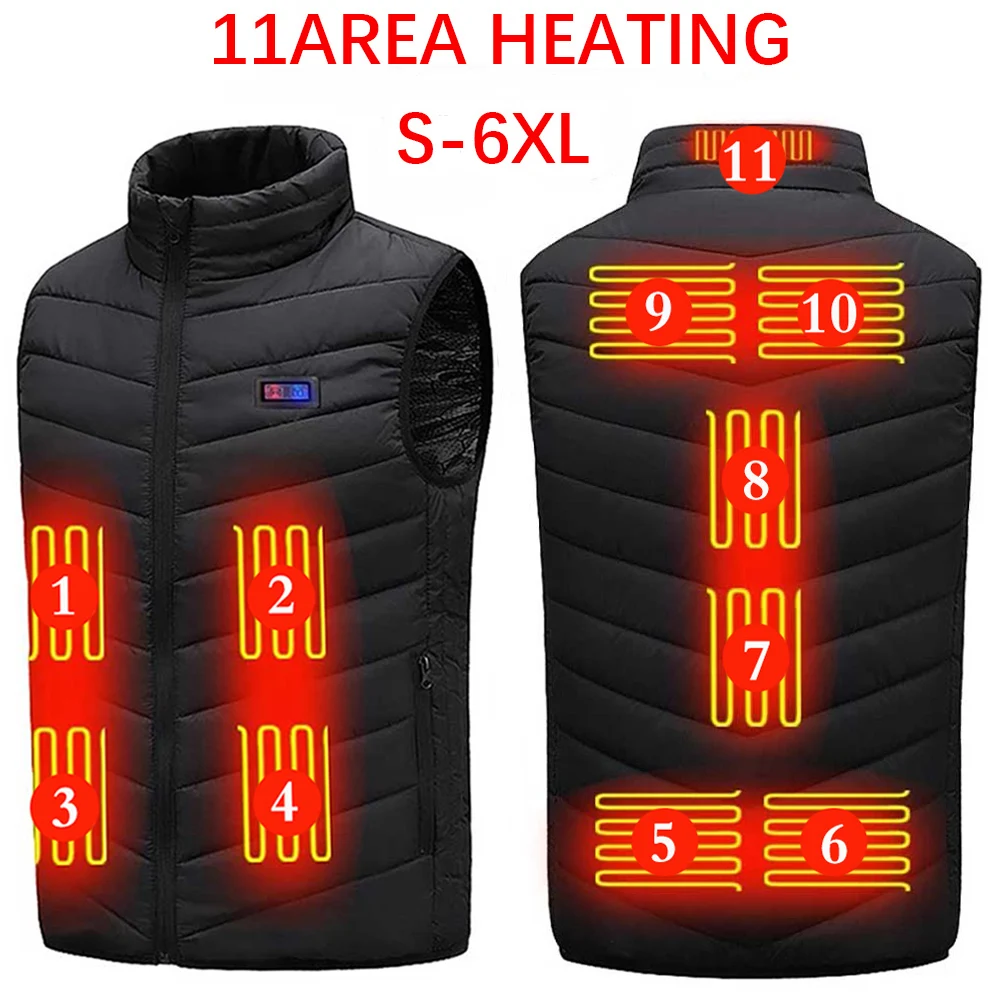 Heating Jacket, Usb Smart Switch 211 Zone Heating Vest, Electric