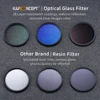 K&F Concept Netural Density ND4+MCUV+CPL Filter Kit Camera Lens Bundle Cleaning Cloth and Filter Pouch 49/52/58/67/72/77/82mm 4