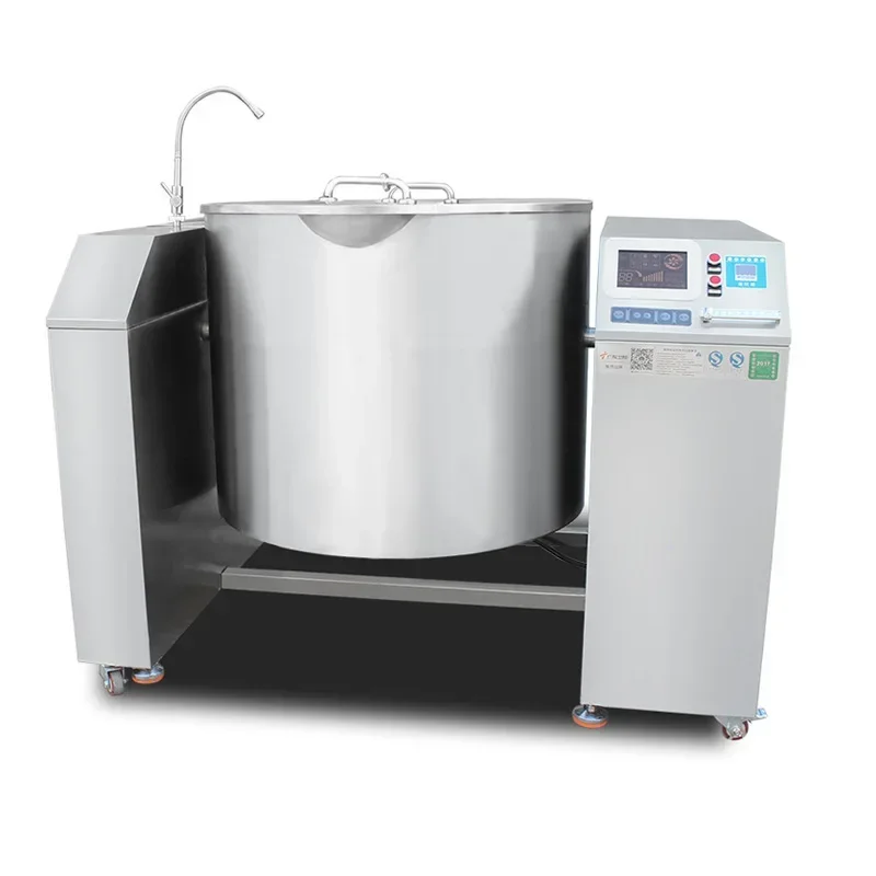 380V/30KW Tilt Type Soup Cooker High-power Swing Type Soup Cooker automatic Marinated Meat Sauce Frying Pan/mixing Can Be Added