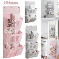 Wall Hanging Organizer Bag Non-Woven Fabric Door Wardrobe Hanging Storage Bag Living Room Bedroom Toy Cosmetic Kitchenware Box 1